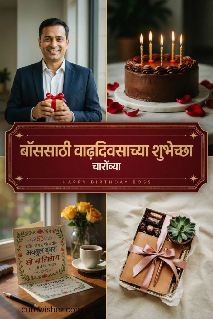 बॉससाठी वाढदिवसाच्या शुभेच्छा – चारोळ्या (Birthday Charolya for Boss)