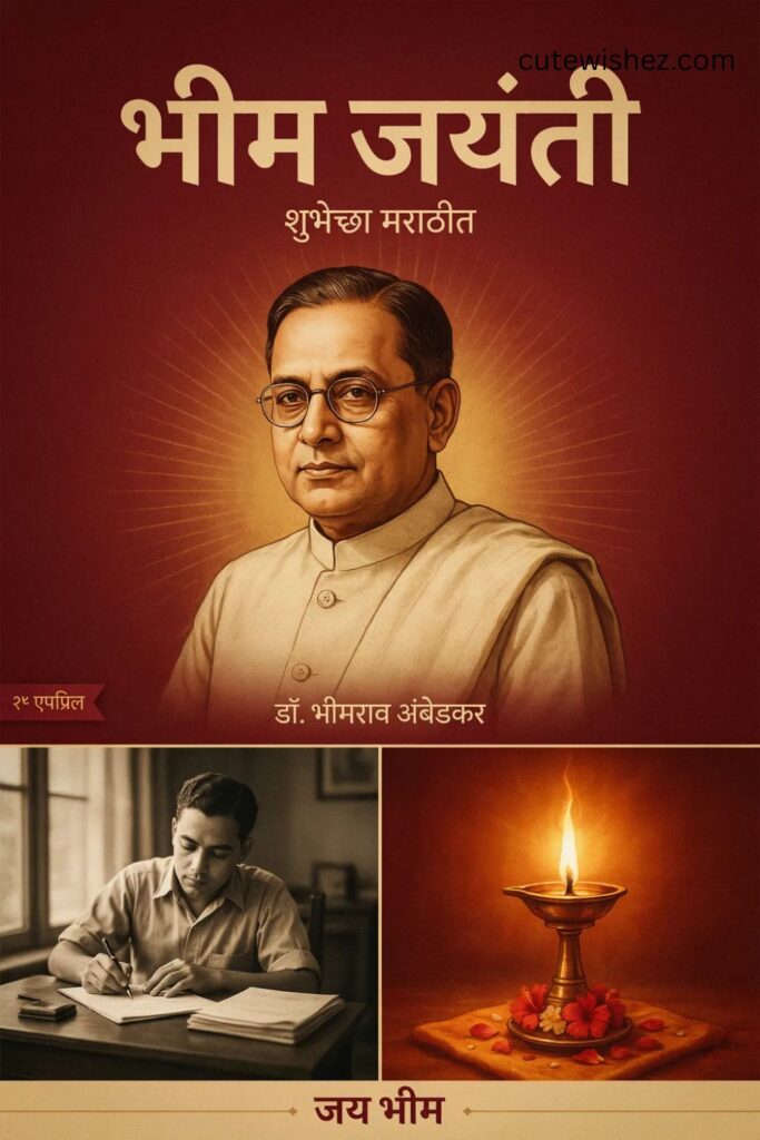 भीम जयंती शुभेच्छा मराठीत