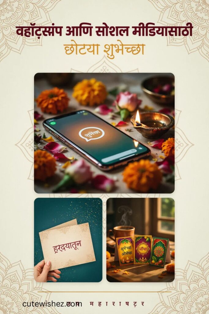 व्हॉट्सॲप आणि सोशल मीडियासाठी छोट्या शुभेच्छा