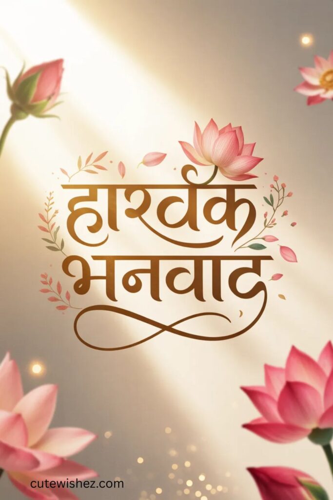 हृदयस्पर्शी धन्यवाद संदेश